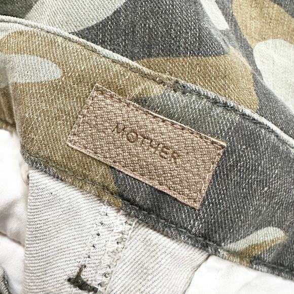 Mother Green Camo The Sir Yes Sir Utility Cargo Pants Finding Stretch Pants 26 - Picture 12 of 12